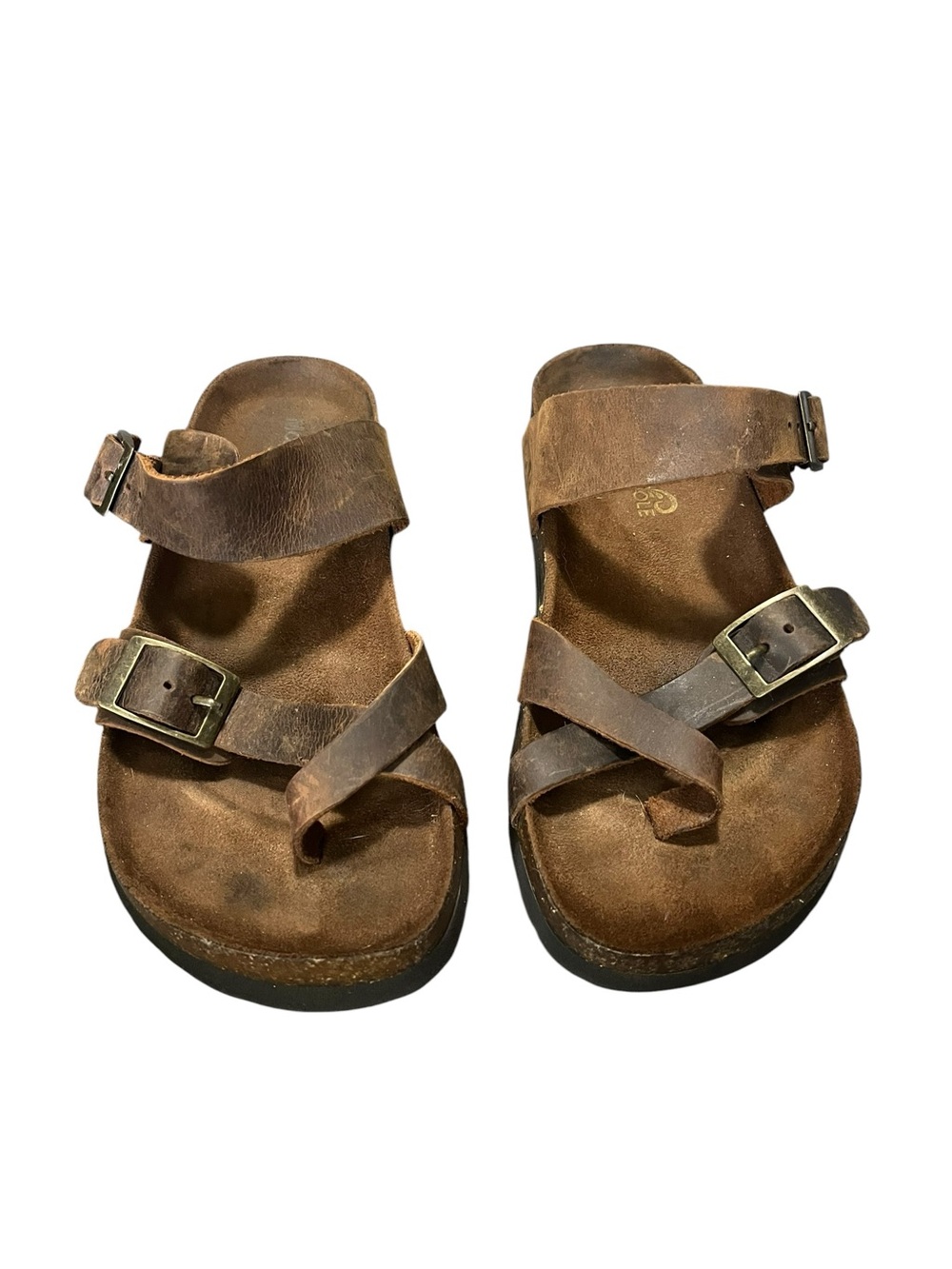Mountain Sole Women’s Leather Sandals Size 6 - Picture 2 of 7